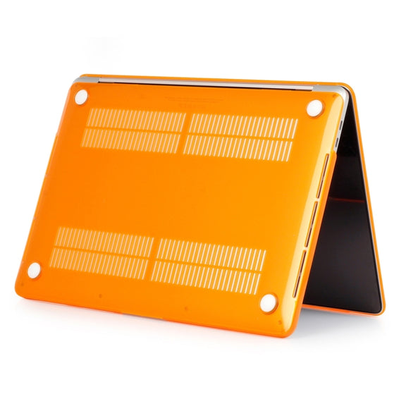 ENKAY Hat-Prince 2 in 1 Crystal Hard Shell Plastic Protective Case + US Version Ultra-thin TPU Keyboard Protector Cover for 2016 New MacBook Pro 13.3 inch without Touchbar (A1708)(Orange)