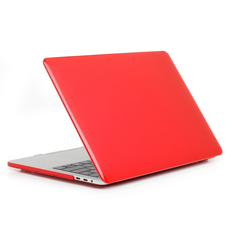 ENKAY Hat-Prince 2 in 1 Crystal Hard Shell Plastic Protective Case + US Version Ultra-thin TPU Keyboard Protector Cover for 2016 New MacBook Pro 13.3 inch without Touchbar (A1708)(Red)