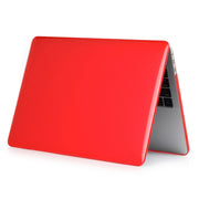 ENKAY Hat-Prince 2 in 1 Crystal Hard Shell Plastic Protective Case + US Version Ultra-thin TPU Keyboard Protector Cover for 2016 New MacBook Pro 13.3 inch without Touchbar (A1708)(Red)