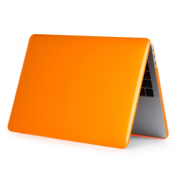 ENKAY Hat-Prince 2 in 1 Crystal Hard Shell Plastic Protective Case + US Version Ultra-thin TPU Keyboard Protector Cover for 2016 New MacBook Pro 15.4 inch with Touchbar (A1707)(Orange)
