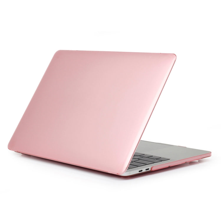 ENKAY Hat-Prince 2 in 1 Crystal Hard Shell Plastic Protective Case + US Version Ultra-thin TPU Keyboard Protector Cover for 2016 New MacBook Pro 15.4 inch with Touchbar (A1707)(Pink)