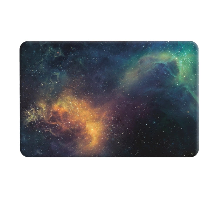 For Macbook Pro Retina 15.4 inch Starry Sky Patterns Apple Laptop Water Decals PC Protective Case(Green)
