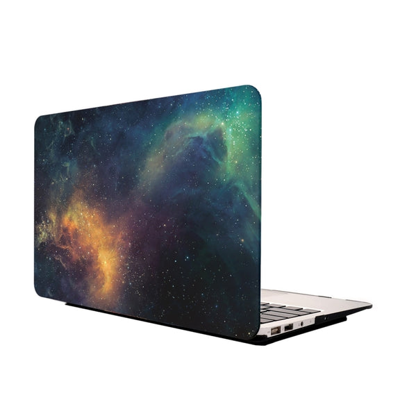 For Macbook Pro Retina 15.4 inch Starry Sky Patterns Apple Laptop Water Decals PC Protective Case(Green)