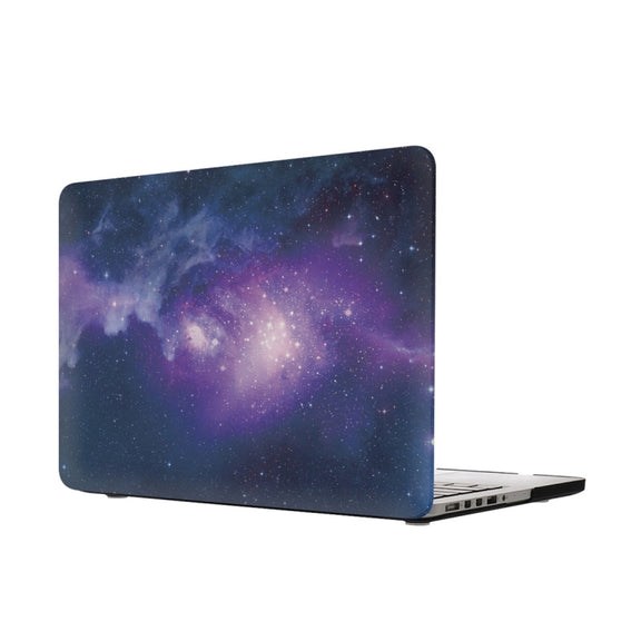 For Macbook Pro Retina 13.3 inch Starry Sky Patterns Apple Laptop Water Decals PC Protective Case(Blue)