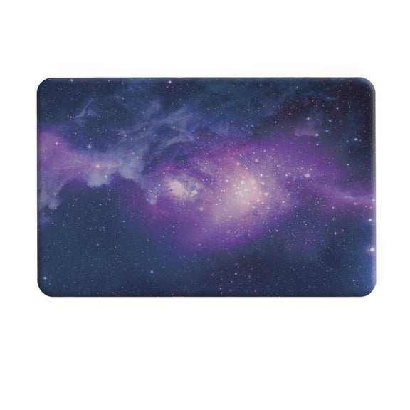 For Macbook Pro 13.3 inch Starry Sky Patterns Apple Laptop Water Decals PC Protective Case(Blue)