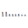 8 in 1 for Macbook 12 inch A1534 Computer Case Bottom Cover Screws (2 Long + 6 Short)(Silver) - Screws by PMc TechLife | Online Shopping South Africa | PMc TechLife | Buy Now Pay Later Mobicred