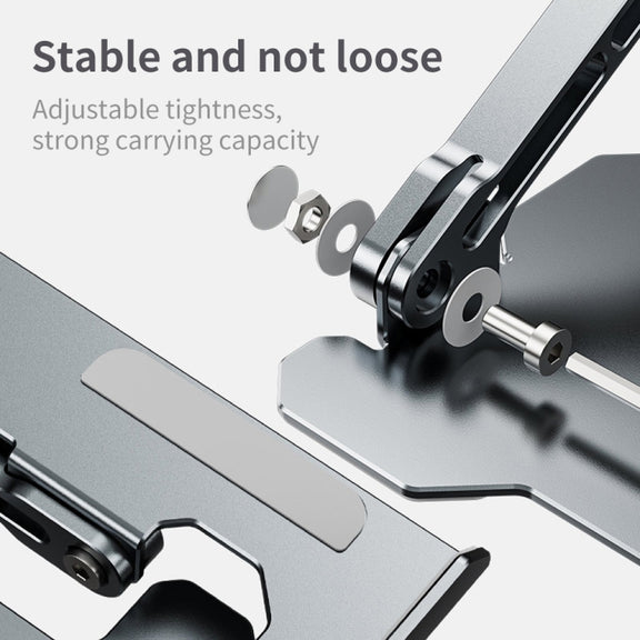 R-JUST HZ09 Mechanical Lifting Adjustable Laptop Holder (Grey)