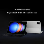 Original For Xiaomi Pad 6S Pro Keyboard Protective Leather Case (Black)