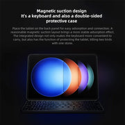 Original For Xiaomi Pad 6S Pro Keyboard Protective Leather Case (Black)