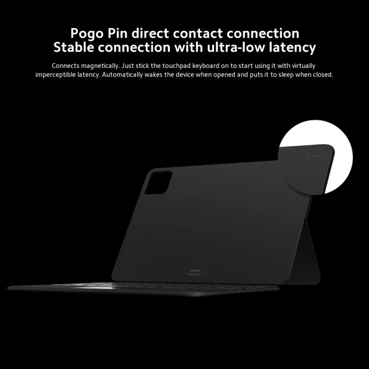 Original For Xiaomi Pad 6S Pro Intelligent Touch Pad Keyboard (Black)