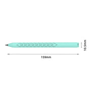 For Apple Pencil (USB-C) Diamond Pattern Silicone Stylus Pen Protective Case (Midnight Blue)