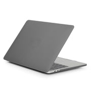 ENKAY Hat-Prince 2 in 1 Frosted Hard Shell Plastic Protective Case + Europe Version Ultra-thin TPU Keyboard Protector Cover for 2016 MacBook Pro 13.3 Inch without Touch Bar (A1708) (Grey)