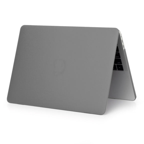 ENKAY Hat-Prince 2 in 1 Frosted Hard Shell Plastic Protective Case + Europe Version Ultra-thin TPU Keyboard Protector Cover for 2016 MacBook Pro 13.3 Inch without Touch Bar (A1708) (Grey)