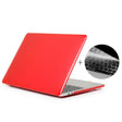 ENKAY Hat-Prince 2 in 1 Crystal Hard Shell Plastic Protective Case + Europe Version Ultra-thin TPU Keyboard Protector Cover for 2016 MacBook Pro 13.3 Inch without Touch Bar (A1708) (Red) - MacBook Pro Cases by ENKAY | Online Shopping South Africa | PMC Jewellery | Buy Now Pay Later Mobicred