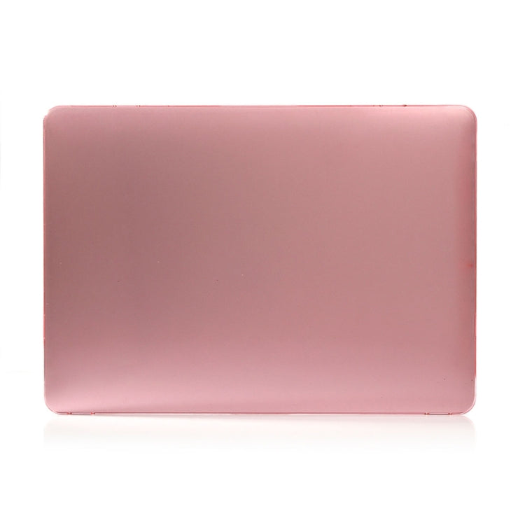 ENKAY Hat-Prince 2 in 1 Crystal Hard Shell Plastic Protective Case + Europe Version Ultra-thin TPU Keyboard Protector Cover for 2016 MacBook Pro 15.4 Inch with Touch Bar (A1707) (Pink)