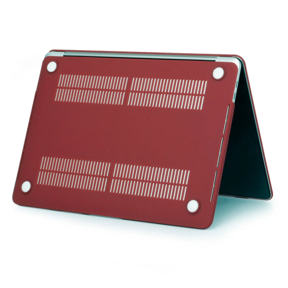 Laptop Frosted Style PC Protective Case for MacBook Pro 13.3 inch A1989 (2018) / A2159 / A2251 / A2289 / A2338(Wine Red)