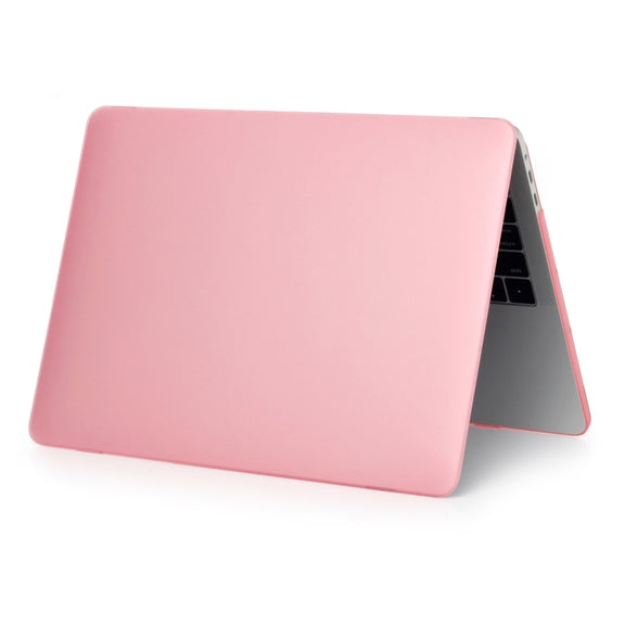 Laptop Frosted Style PC Protective Case for MacBook Pro 15.4 inch A1990 (2018)(Pink)