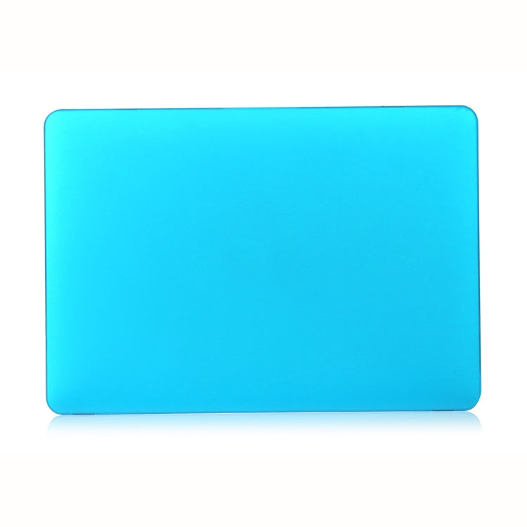 Laptop Frosted Style PC Protective Case for MacBook Pro 15.4 inch A1990 (2018)(Lake Blue)
