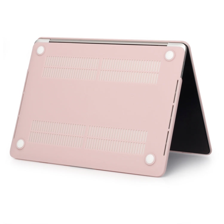Laptop Frosted Style PC Protective Case for MacBook Pro 15.4 inch A1990 (2018)(Light Pink)