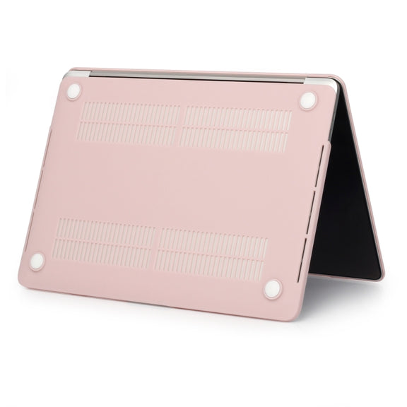 Laptop Frosted Style PC Protective Case for MacBook Pro 15.4 inch A1990 (2018)(Light Pink)