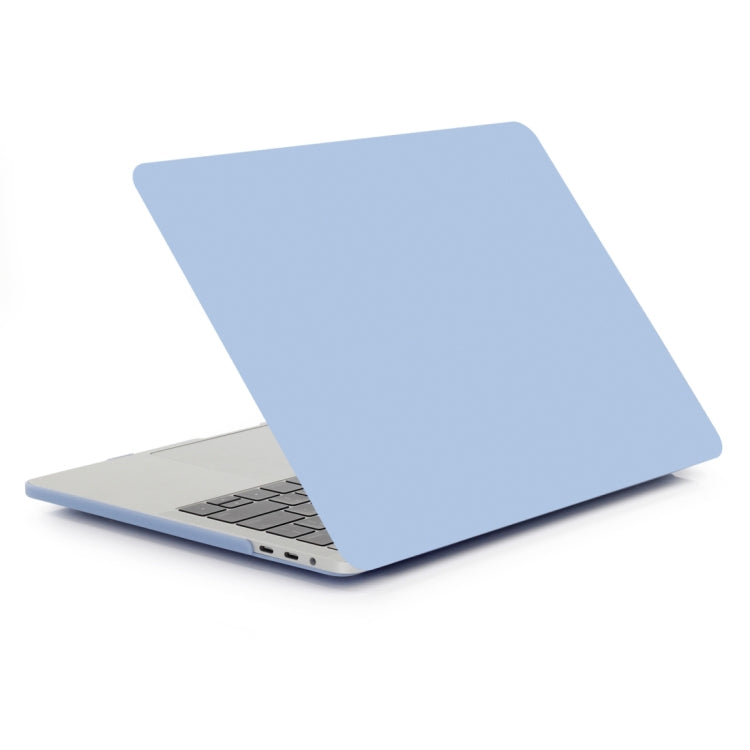 Laptop Frosted Style PC Protective Case for MacBook Pro 15.4 inch A1990 (2018)(Blue)