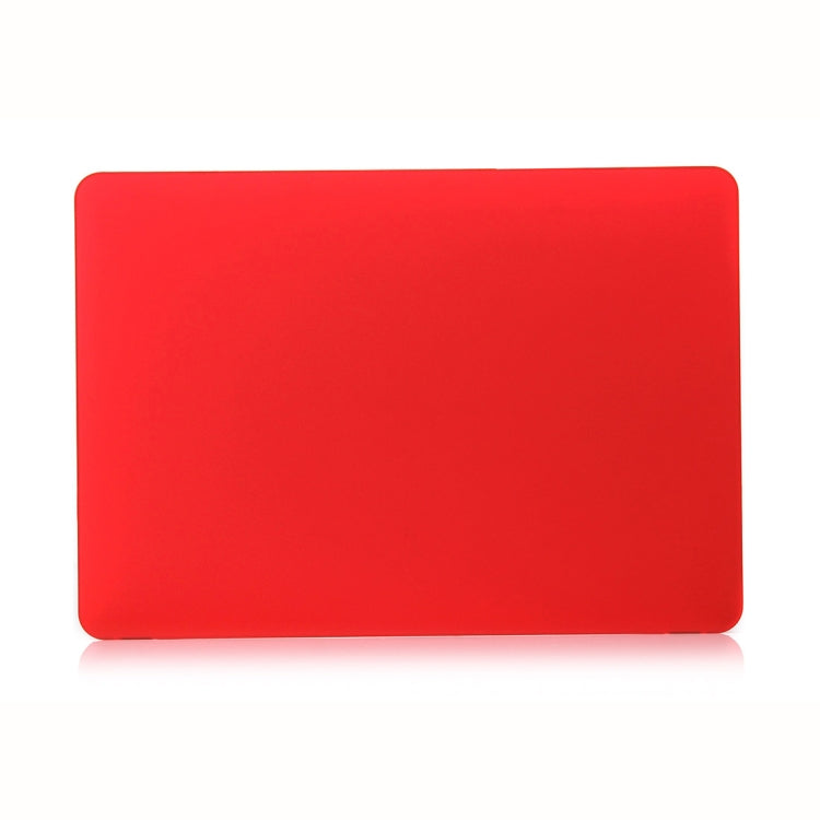 Laptop Frosted Style PC Protective Case for MacBook Pro 15.4 inch A1990 (2018)(Red)