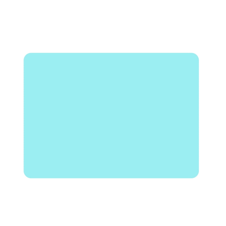 Laptop Frosted Style PC Protective Case for MacBook Pro 15.4 inch A1990 (2018)(Sky Blue)