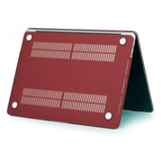 Laptop Frosted Style PC Protective Case for MacBook Pro 15.4 inch A1990 (2018)(Wine Red)