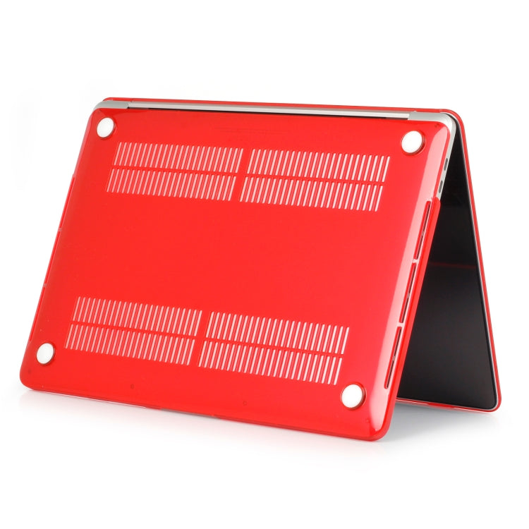 Laptop Crystal Style PC Protective Case for MacBook Pro 13.3 inch A1989 (2018) / A2159 / A2251 / A2289 / A2338(Red)