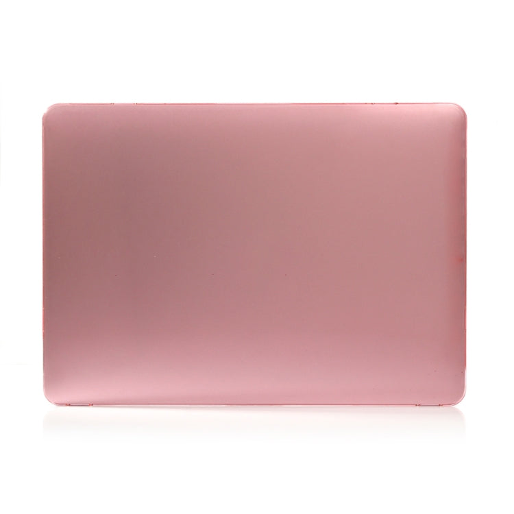 Laptop Crystal Style PC Protective Case for MacBook Pro 15.4 inch A1990 (2018) (Pink)
