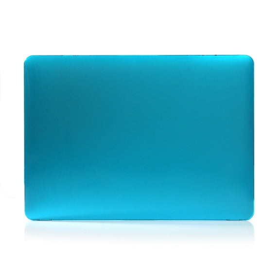 Laptop Crystal Style PC Protective Case for MacBook Pro 15.4 inch A1990 (2018) (Lake Blue)