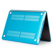 Laptop Crystal Style PC Protective Case for MacBook Pro 15.4 inch A1990 (2018) (Lake Blue)
