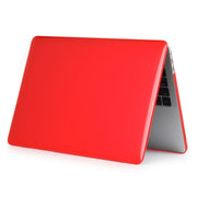 Laptop Crystal Style PC Protective Case for MacBook Pro 15.4 inch A1990 (2018) (Red)