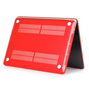Laptop Crystal Style PC Protective Case for MacBook Pro 15.4 inch A1990 (2018) (Red)