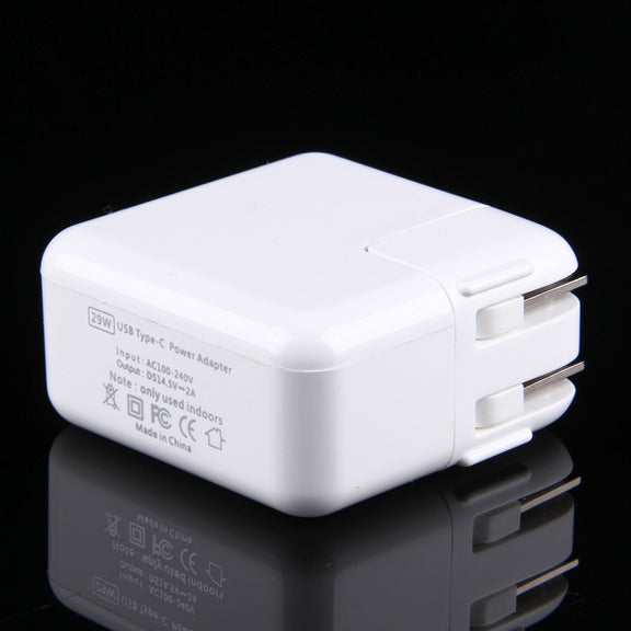 29W USB-C / Type-C 3.1 Port Power Charger Adapter, US Plug(White)