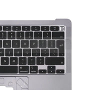 For Macbook Air 13 2020 M1 A2337 C-side Cover + UK Edition Key Board (Black)