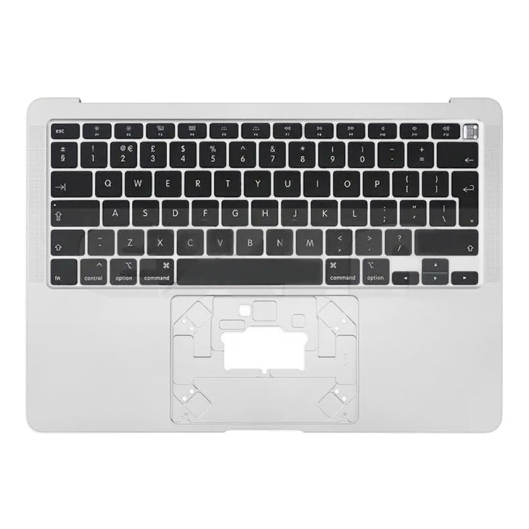 For Macbook Air 13 2020 M1 A2337 C-side Cover + UK Edition Key Board (Silver)