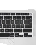 For Macbook Air 13 A2179 2020 C-side Cover + UK Edition Key Board(Silver)