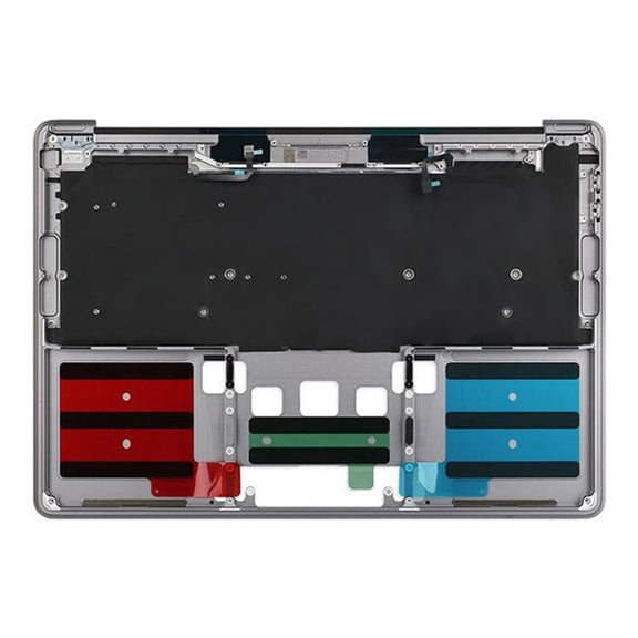 For Macbook Pro 13 inch 2021 A2338 C-side Cover + UK Edition Key Board (Grey)