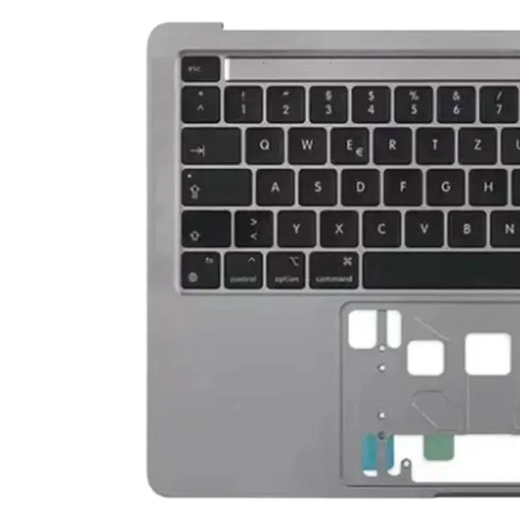 For Macbook Pro 13 inch 2021 A2338 C-side Cover + UK Edition Key Board (Grey)