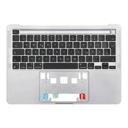 For Macbook Pro 13 inch 2021 A2338 C-side Cover + UK Edition Key Board (Silver)