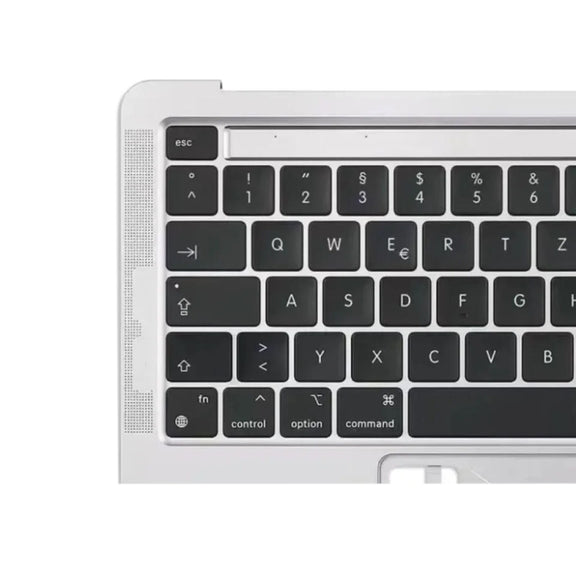 For Macbook Pro 13 inch 2021 A2338 C-side Cover + UK Edition Key Board (Silver)
