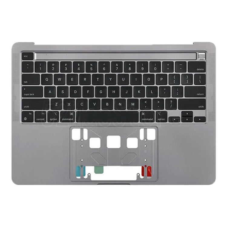 For Macbook Pro 13 inch 2021 A2338 C-side Cover + US Edition Key Board (Grey)