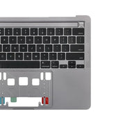 For Macbook Pro 13 inch 2021 A2338 C-side Cover + US Edition Key Board (Grey)