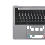 For Macbook Pro 13 inch 2021 A2338 C-side Cover + US Edition Key Board (Grey)