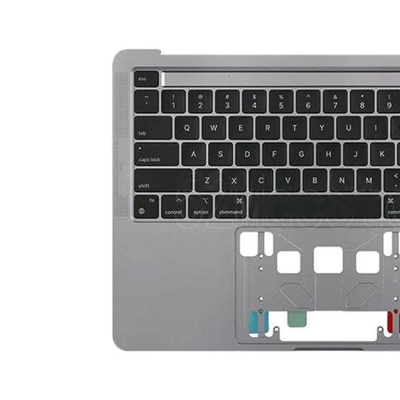 For Macbook Pro 13 inch 2021 A2338 C-side Cover + US Edition Key Board (Grey)