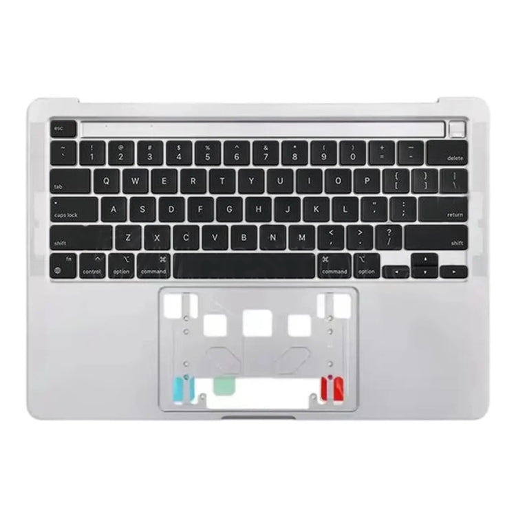 For Macbook Pro 13 inch 2021 A2338 C-side Cover + US Edition Key Board (Silver)