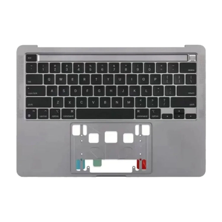 For MacBook Pro Retina 13 inch A2289 2020 C-side Cover + US Edition Key Board (Grey)