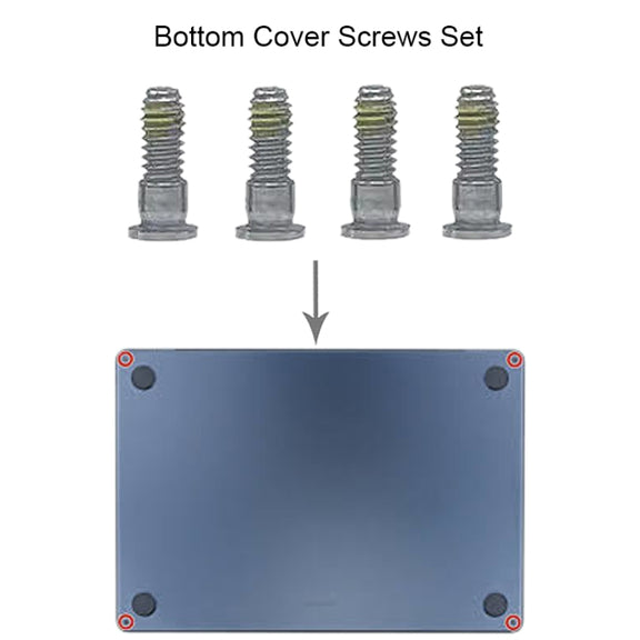 For MacBook Air 15.3 M2 A2941 Bottom Cover Screws Set (Silver)