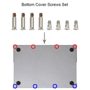 Bottom Cover Screws Set for MacBook Pro Retina M3 14 16 A2918 A2991 A2992 (Silver)